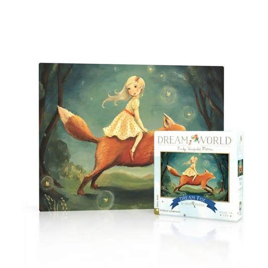 Dream Fox by Emily Winfield Martin - 20 Piece Mini Puzzle - New York Puzzle Company
