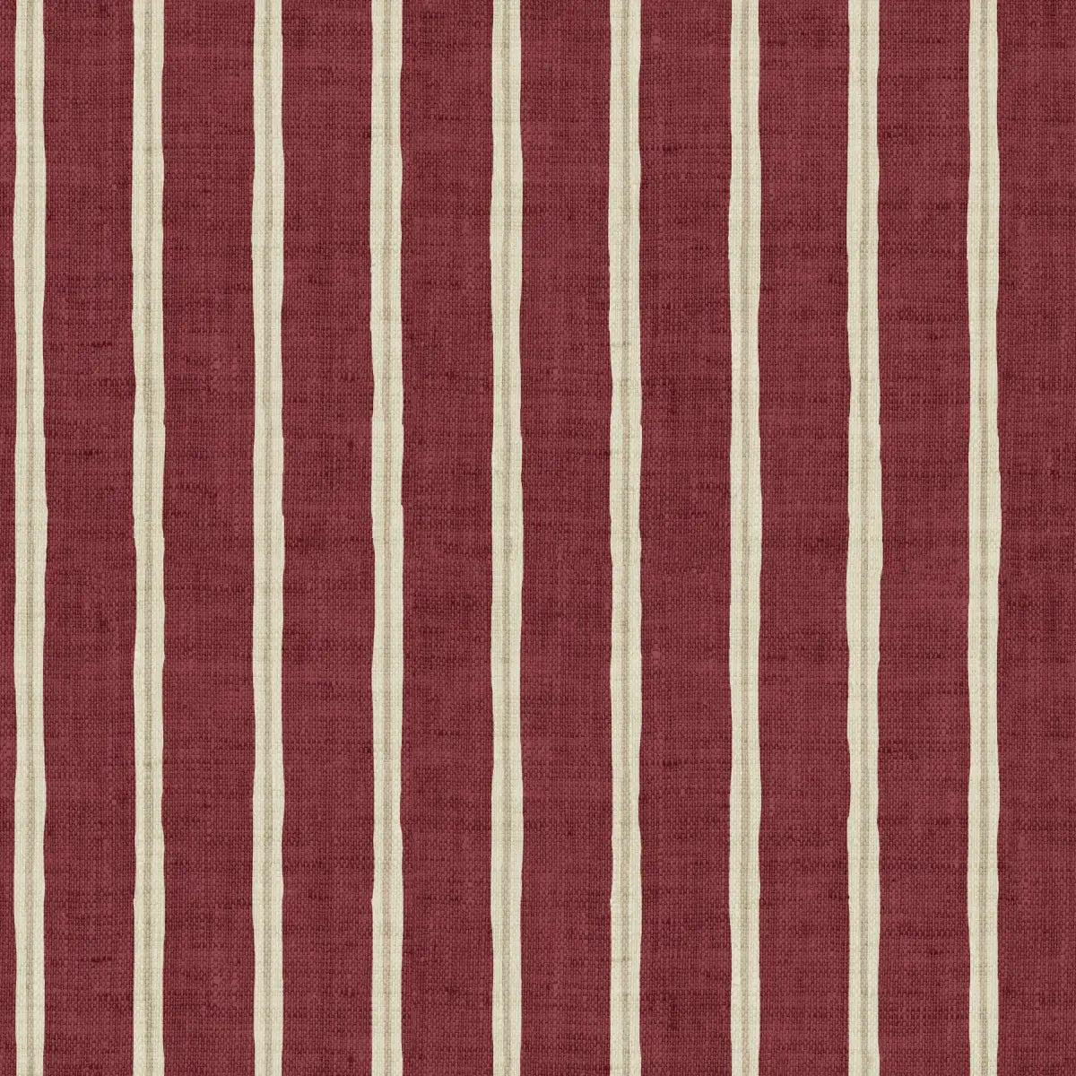 Drew Wallpaper - Bold Watercolor Stripe - Sample 1 foot by 1 foot / Maroon - Loomwell Home Goods