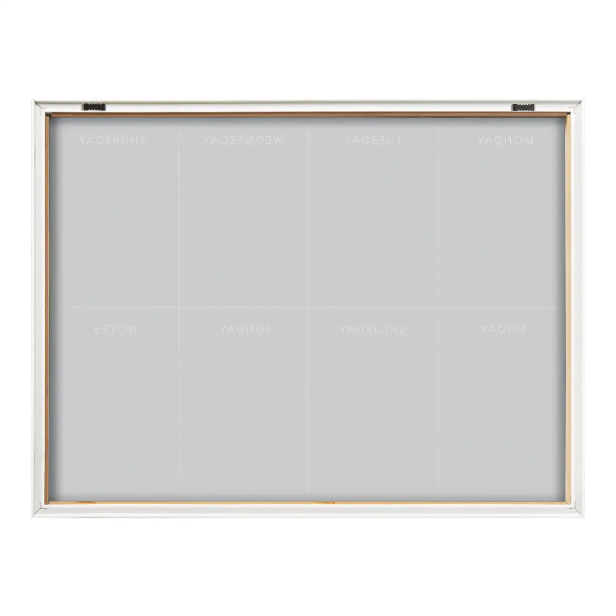 Dry Erase Board - This Week Black - Framed Printed Glass - Black - kateandlaurel