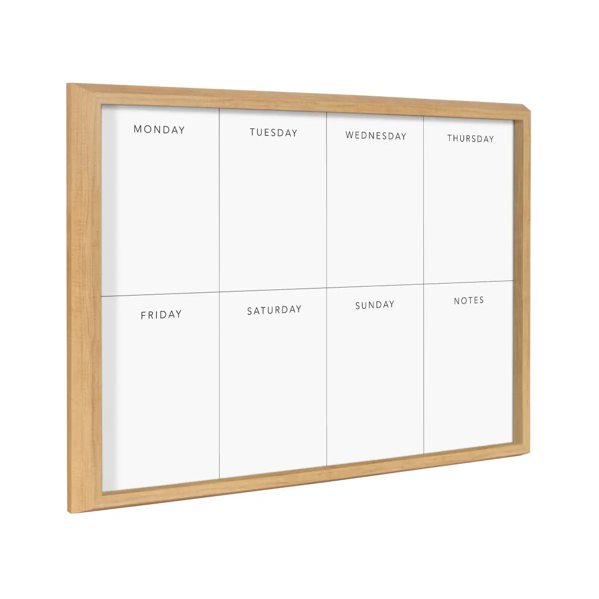 Dry Erase Board - This Week - Framed Printed Glass - White - kateandlaurel