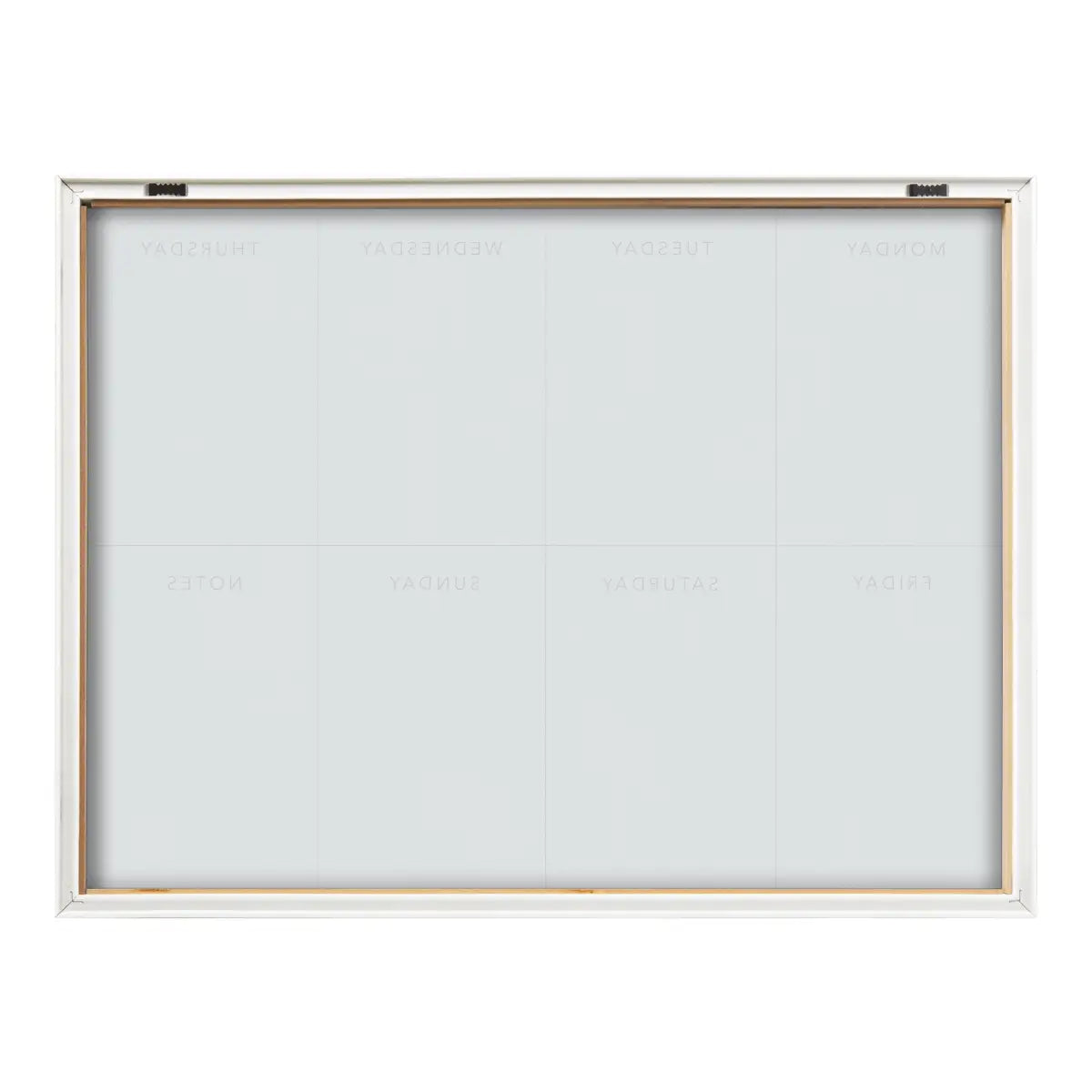 Dry Erase Board - This Week - Framed Printed Glass - White - kateandlaurel