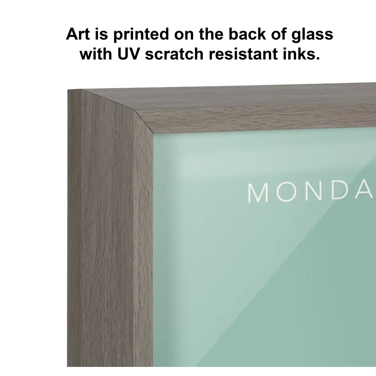 Dry Erase Board - This Week - Teal Framed Printed Glass - kateandlaurel