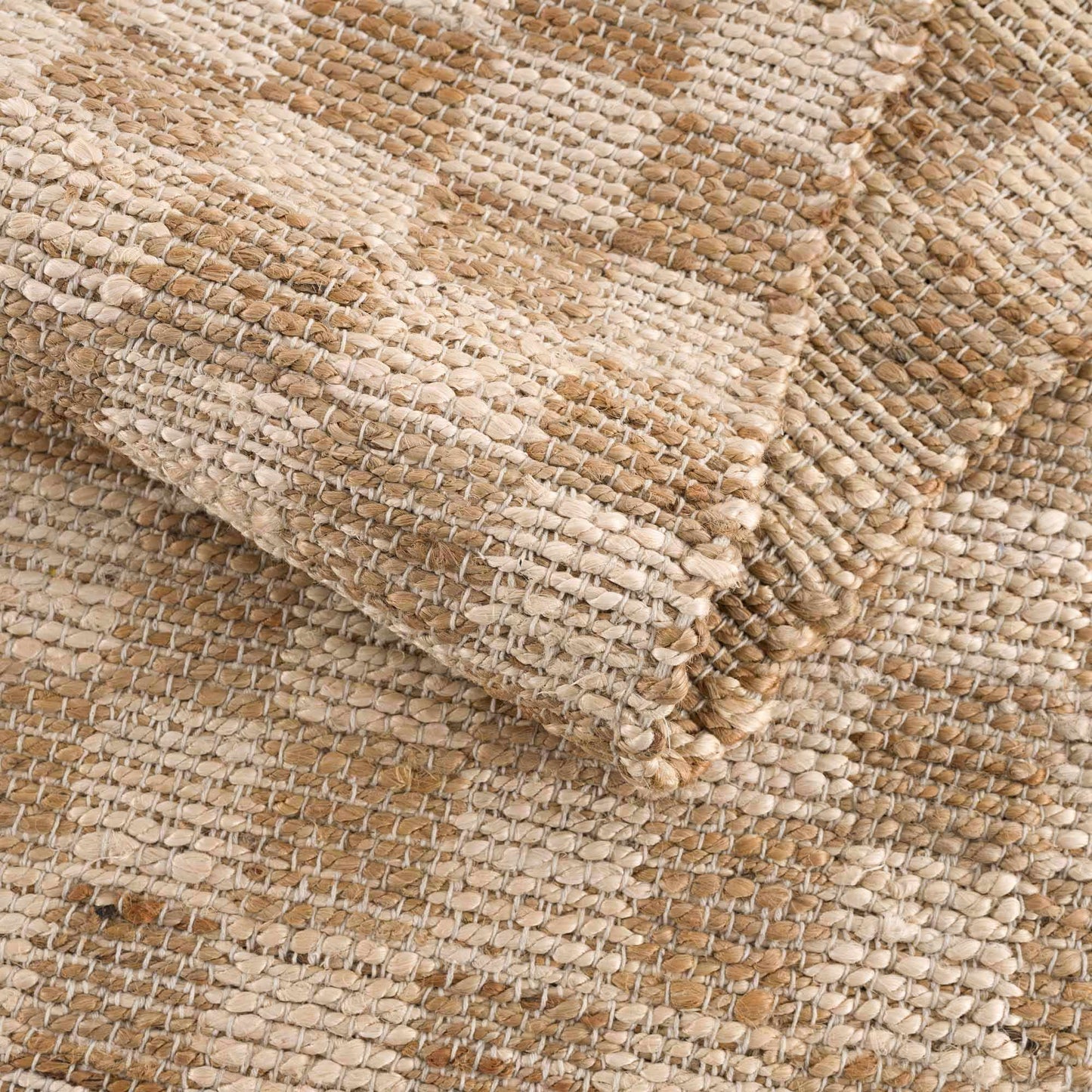 Checkered Jute Area Rug - Boutique Rugs