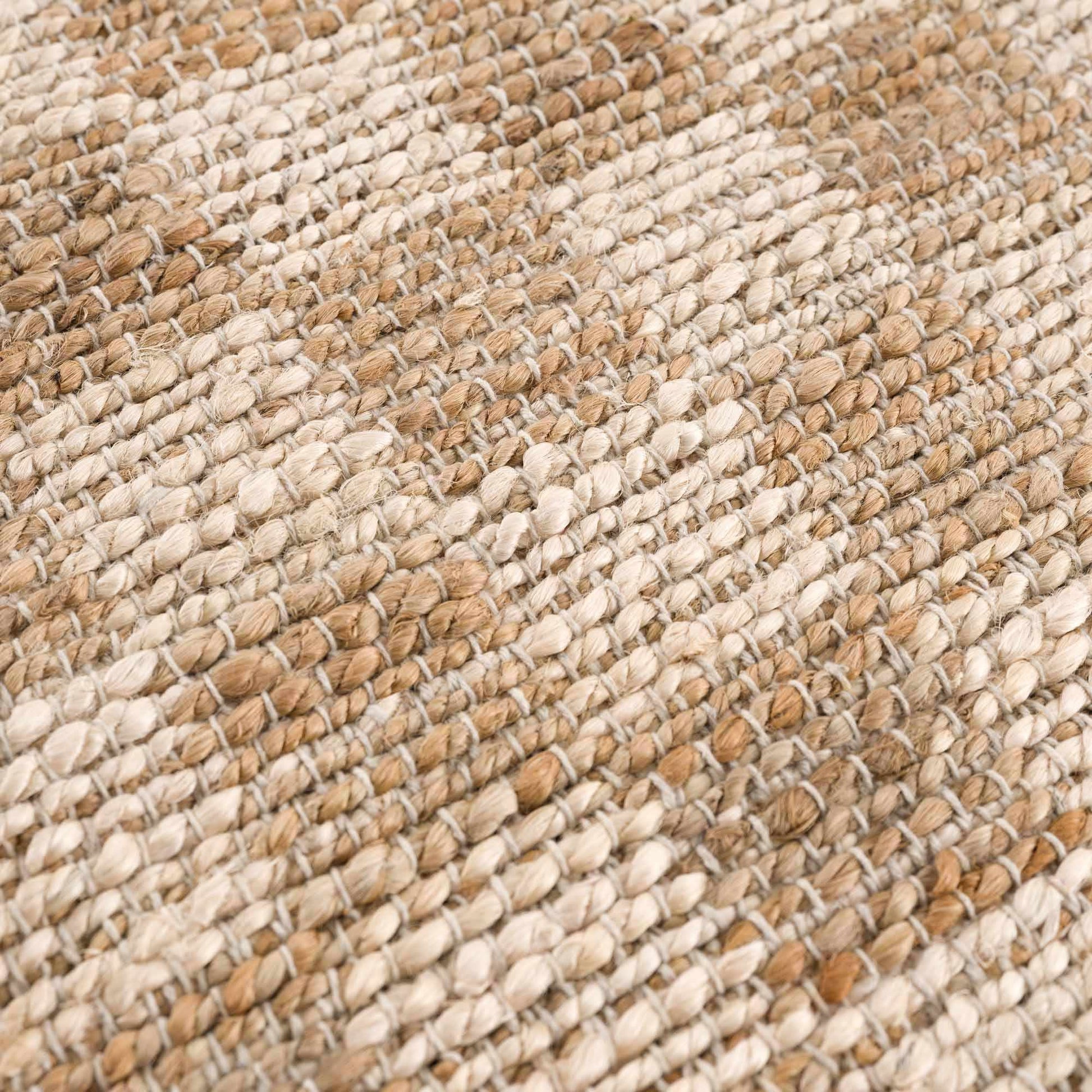 Checkered Jute Area Rug - 2’ x 3’ Rectangle - Boutique Rugs