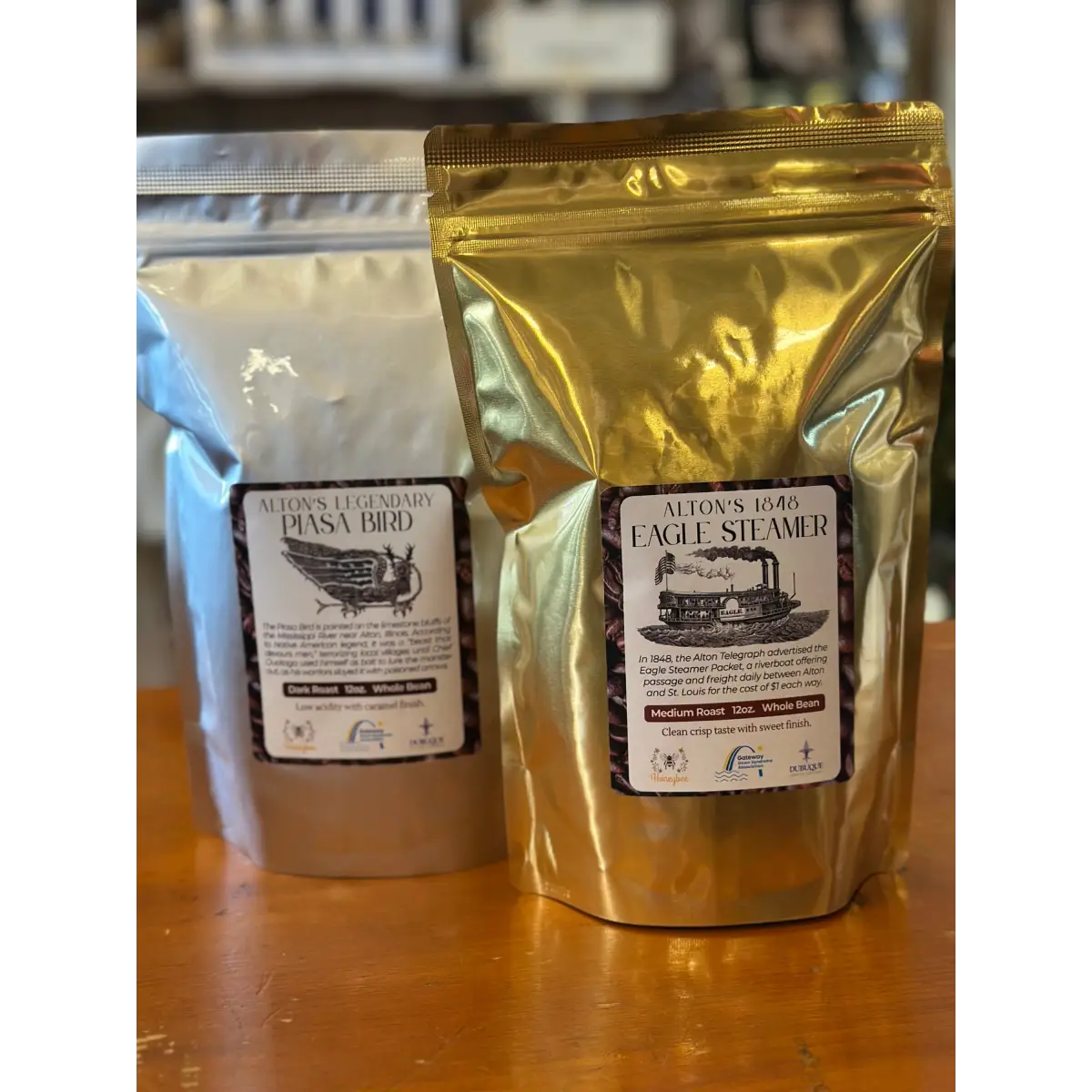 Dubuque Coffee - Alton Piasa Bird or Eagle Steamer - Gateway DSA