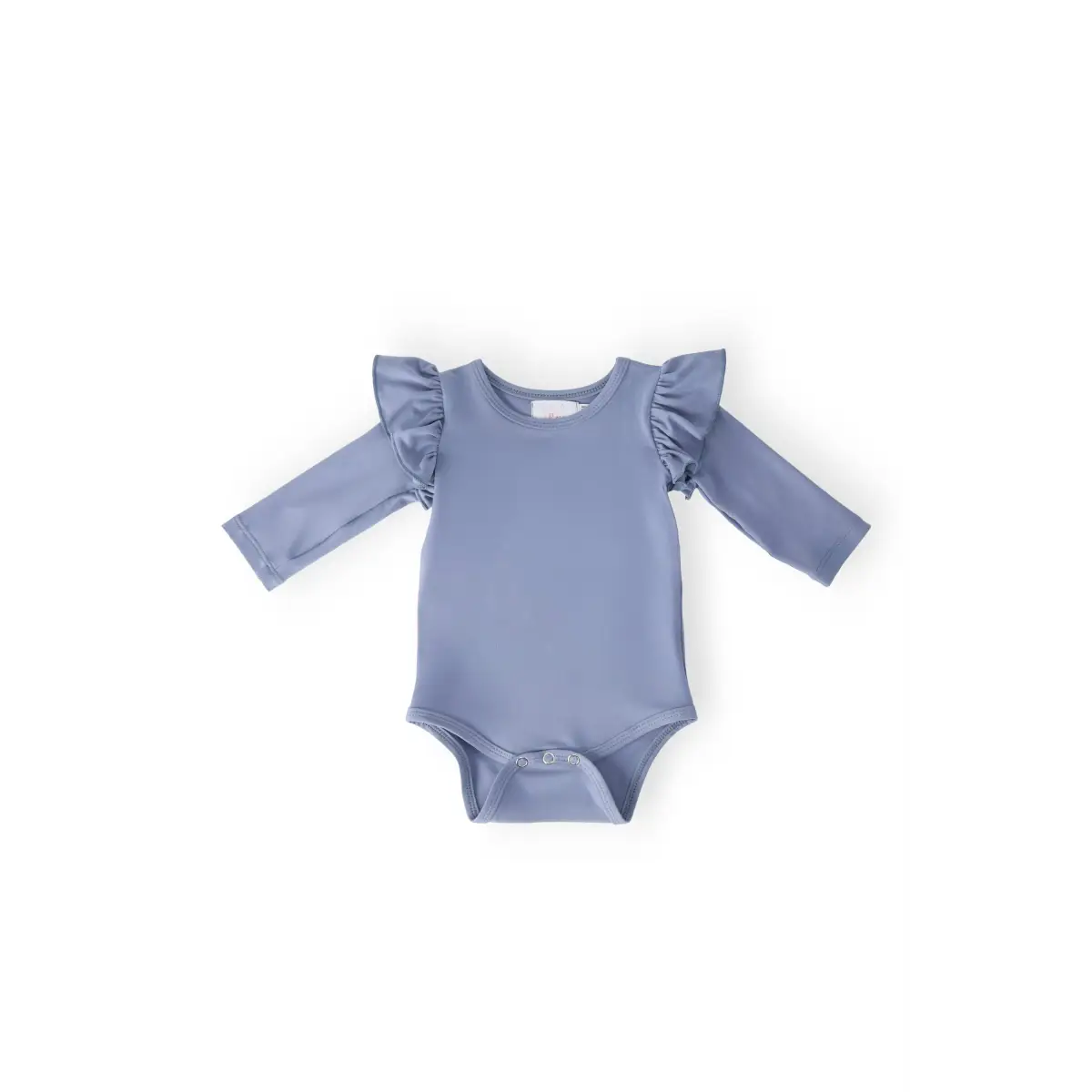 Dusty Blue L/S Flutter Bodysuit - Mila & Rose ®