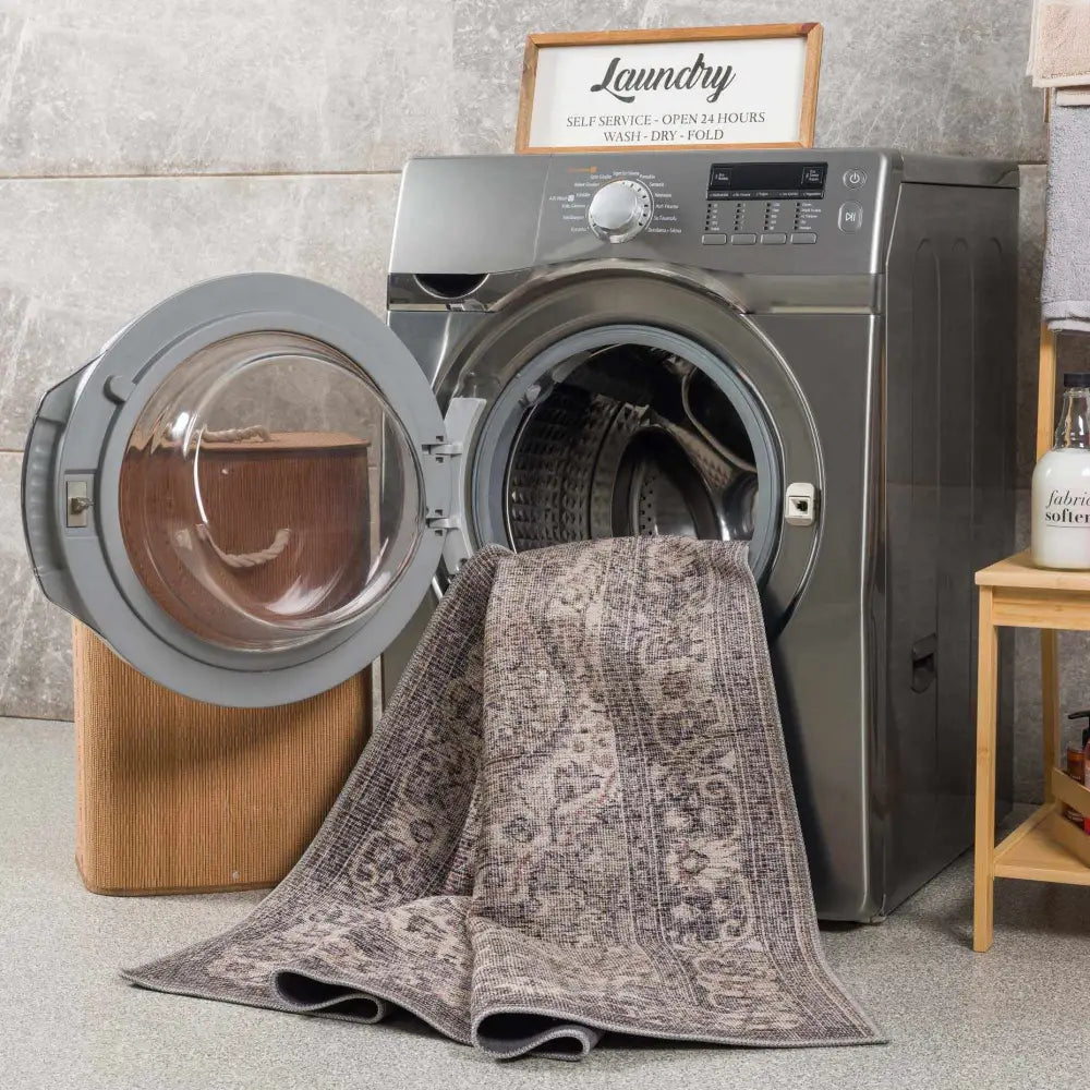 Dusty Sage Washable Persian Rug - Boutique Rugs