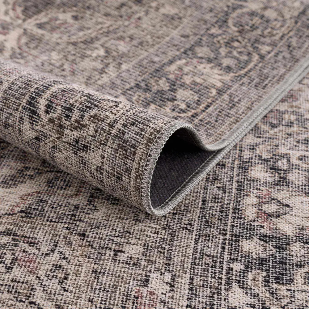 Dusty Sage Washable Persian Rug - Boutique Rugs
