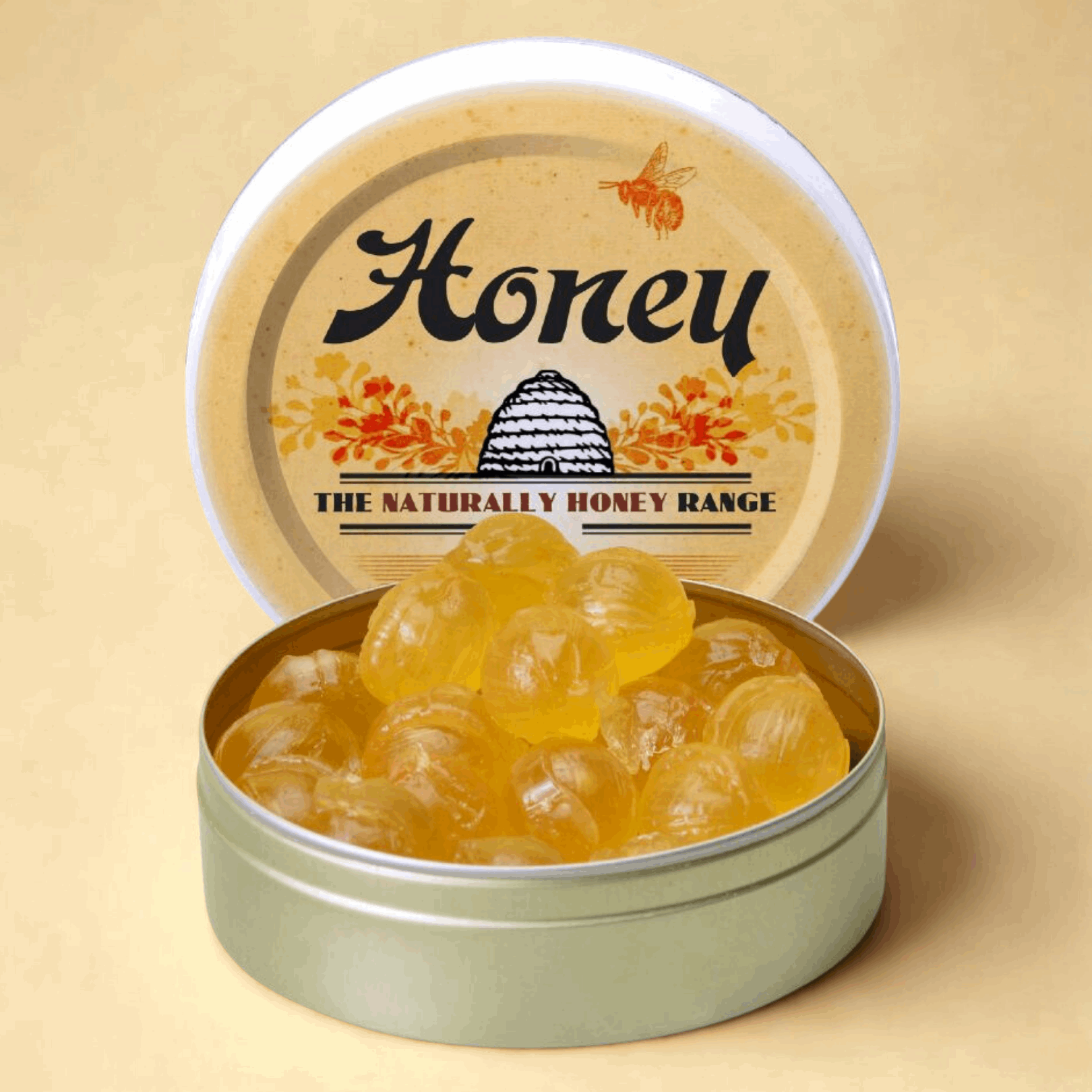 Honey - French Gourmet Natural Candy Tin - Apipharma - Bonbon USA France