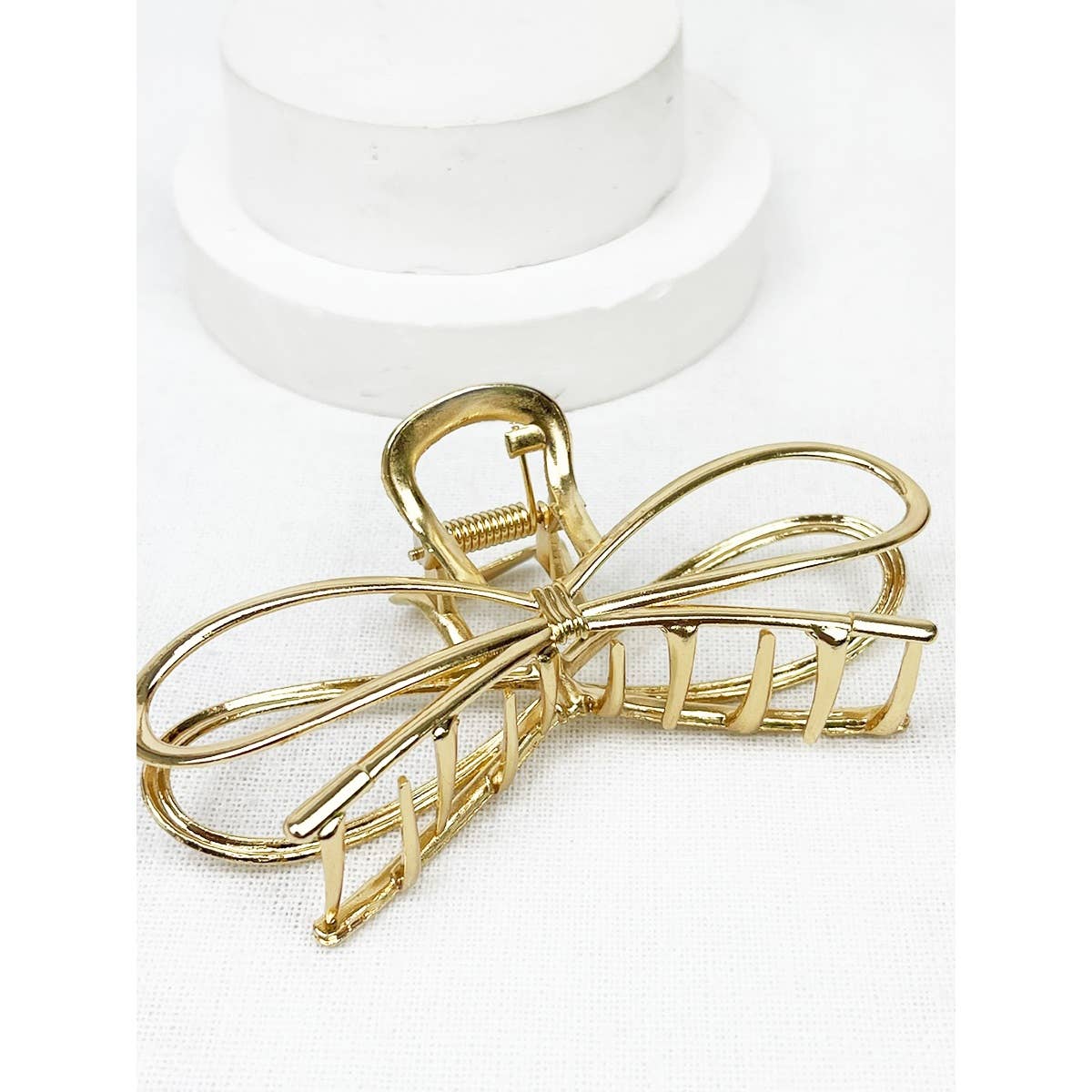 Metal Bow Shape Hair Claw Clip