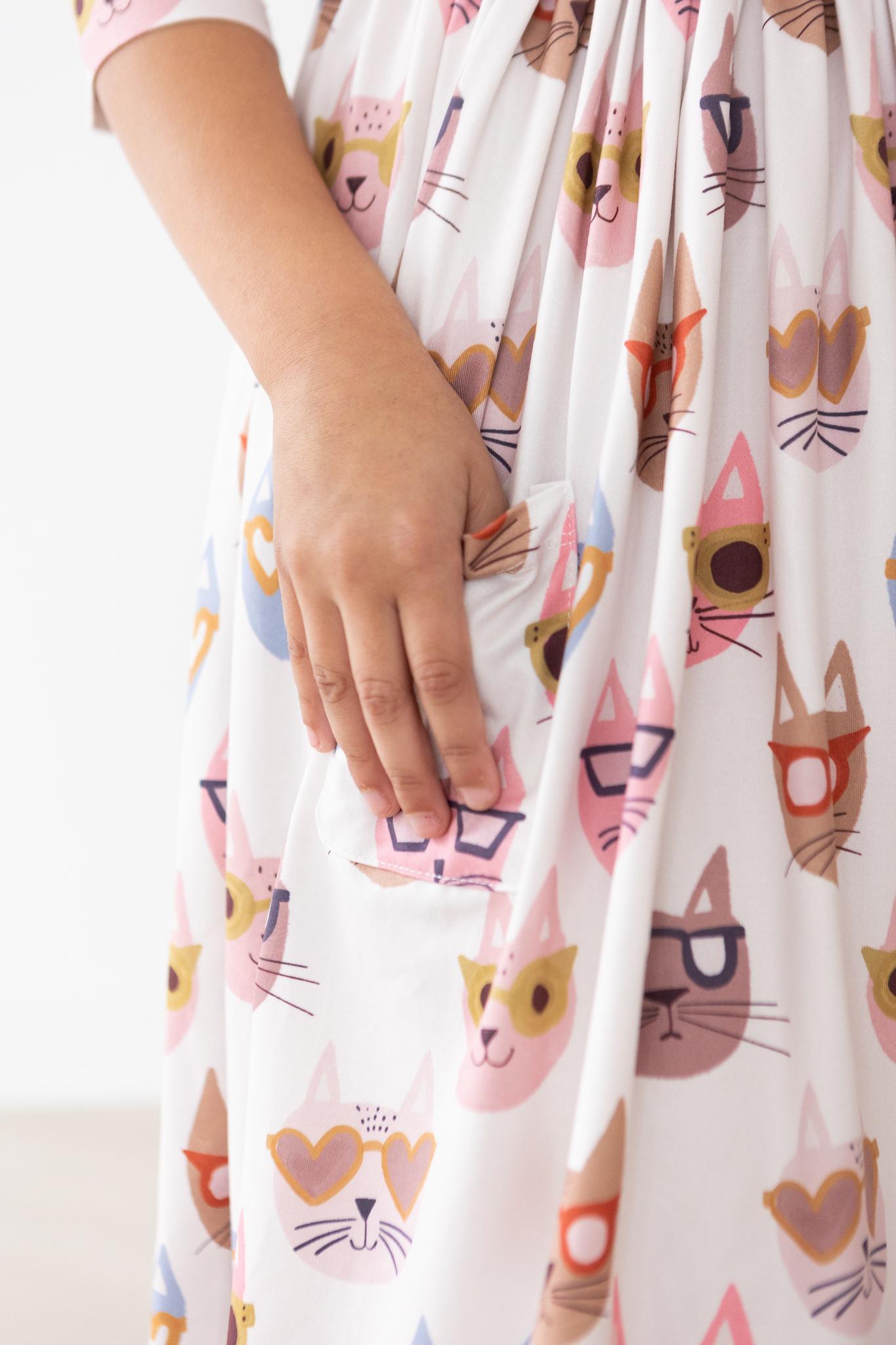 Cattitude Kitty Twirl Dress - Mila & Rose ®