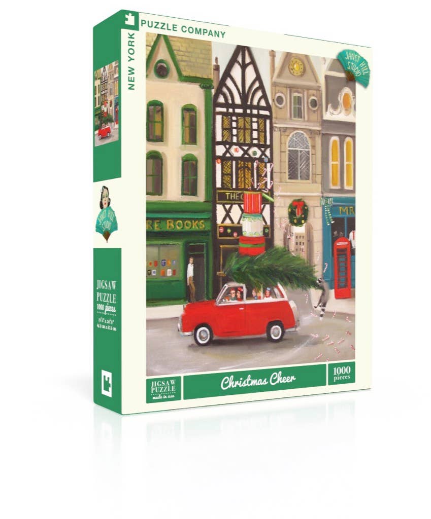 Christmas Cheer by Janet Hill - 1000 Piece Jigsaw Puzzle - New York Puzzle Company