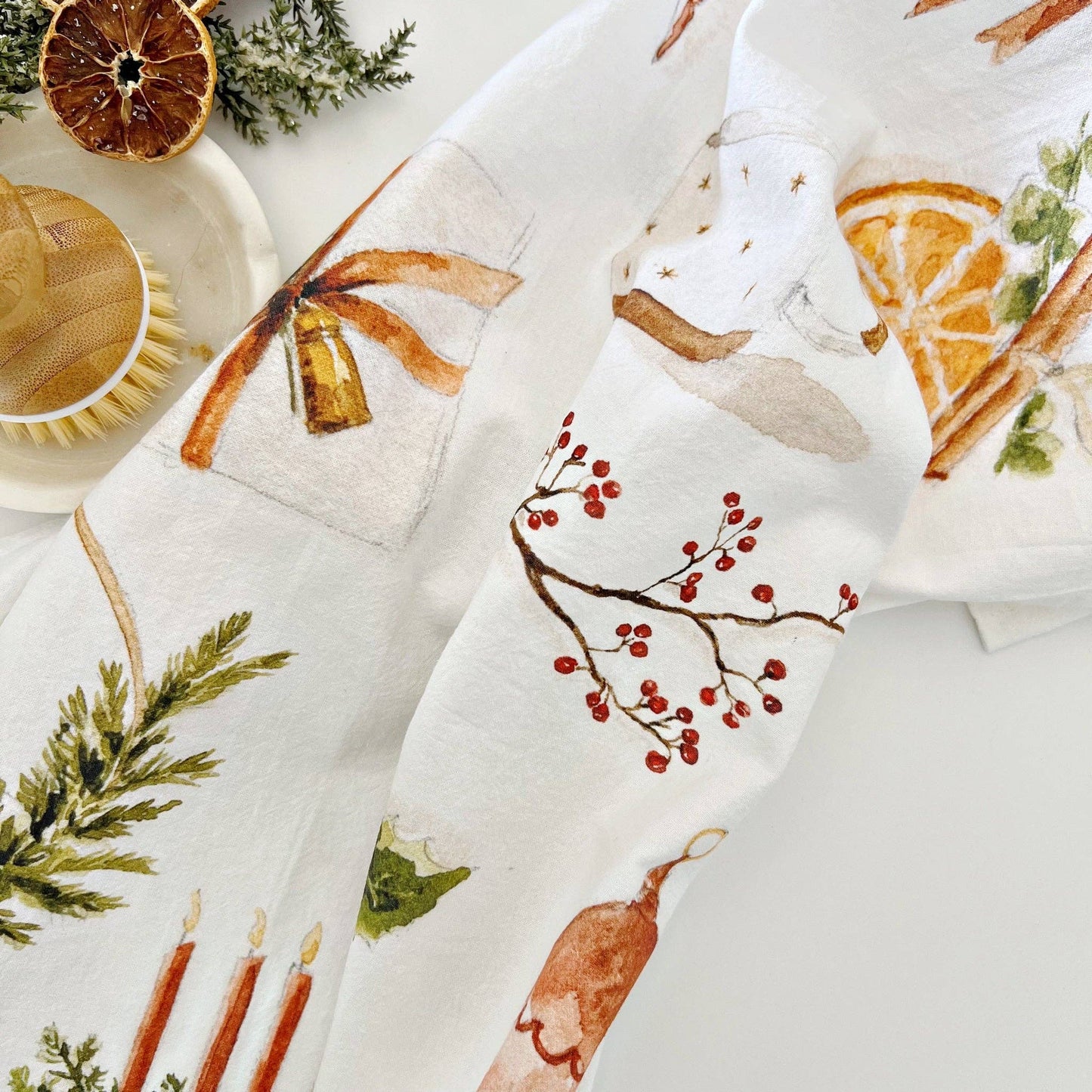 Christmas Tea Towel - Yuletide