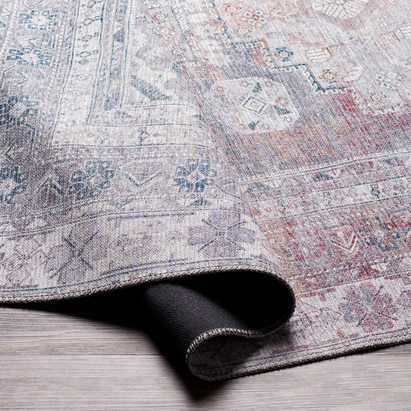 Baltinglass Gray Washable Area Rug - Clearance - Boutique Rugs