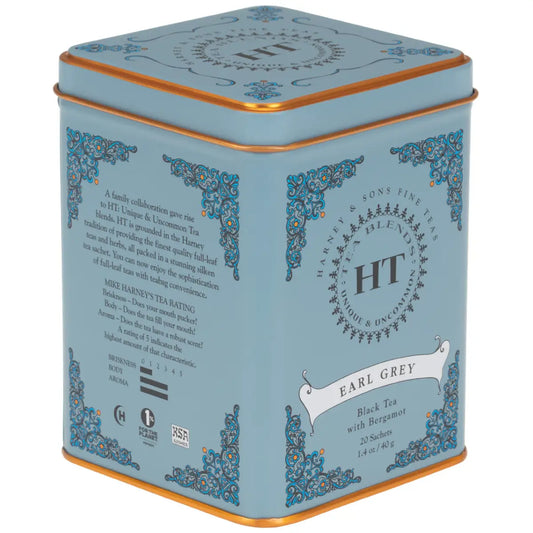 Earl Grey Tea - HT Tin of 20 Sachets - Sachets / Tin of 20 Sachets - Harney & Sons Fine Teas