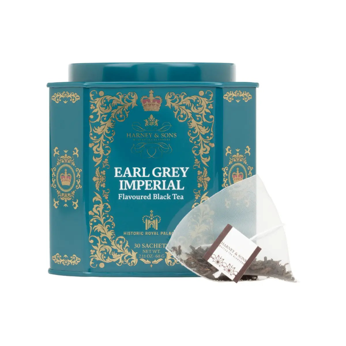 Earl Grey Imperial Tea - HRP Tin of 30 Sachets - Harney & Sons Fine Teas