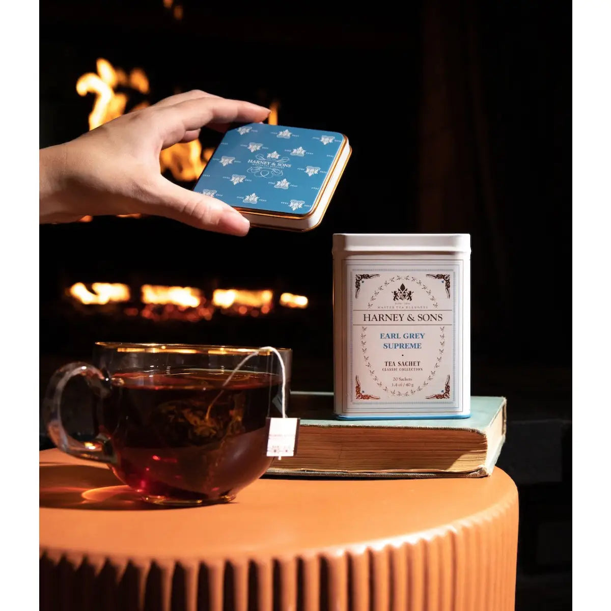 Earl Grey Supreme Tea - Classic Tin of 20 Sachets - Harney & Sons Fine Teas