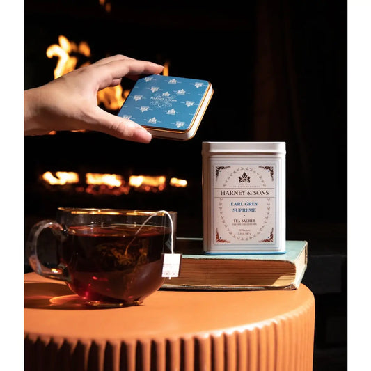 Earl Grey Supreme Tea - Classic Tin of 20 Sachets - Harney & Sons Fine Teas
