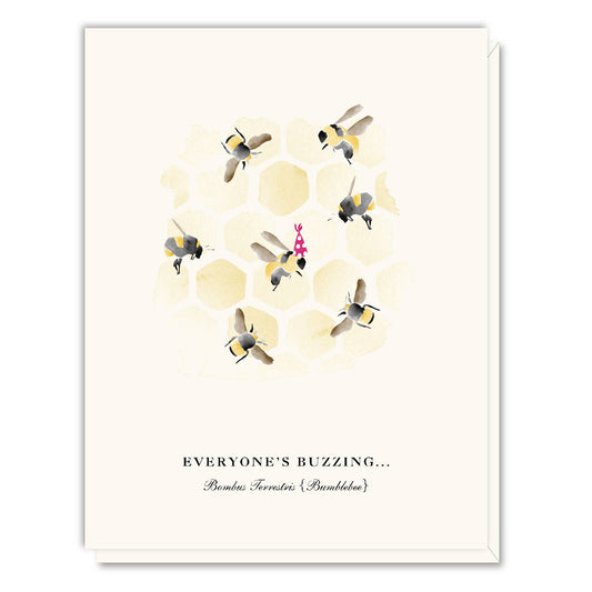Birthday Card - Buzzing Bees