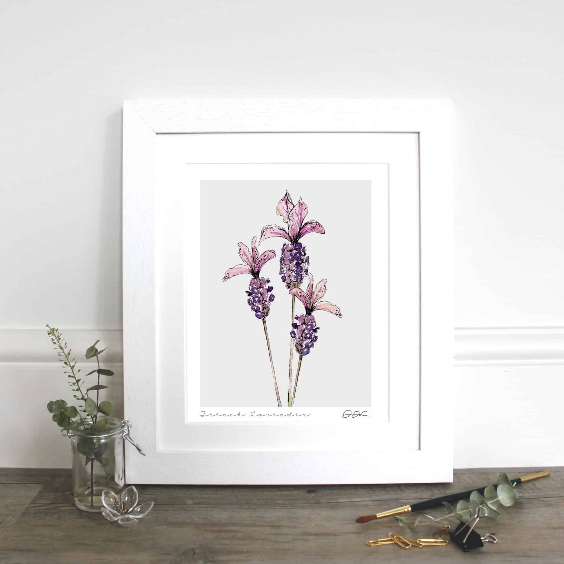 Fine Art Print - French Lavender - 11x14’’ Mounted - Toasted Crumpet