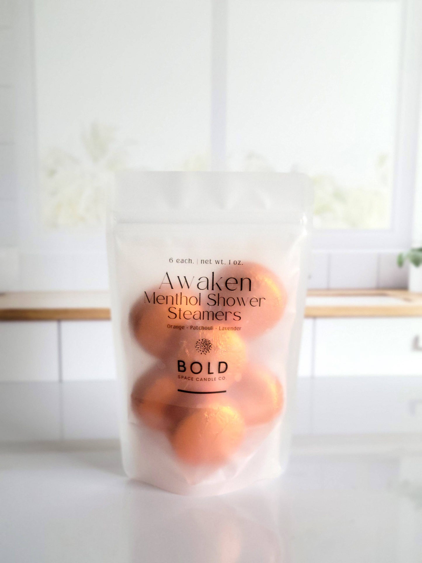 Shower Steamers – Awaken Energizing - Orange Lavender & Patchouli - 6 pack - Bold Space Candle Co.