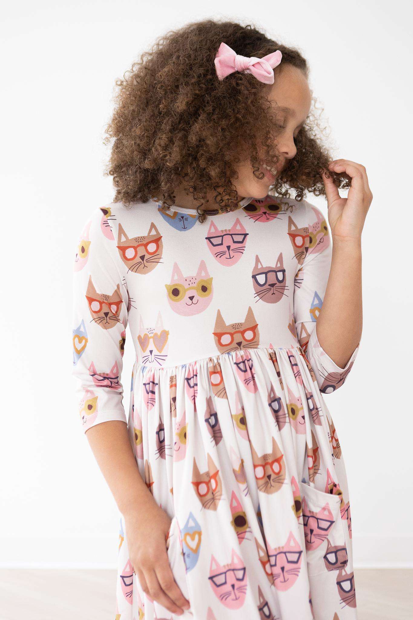 Cattitude Kitty Twirl Dress - Mila & Rose ®