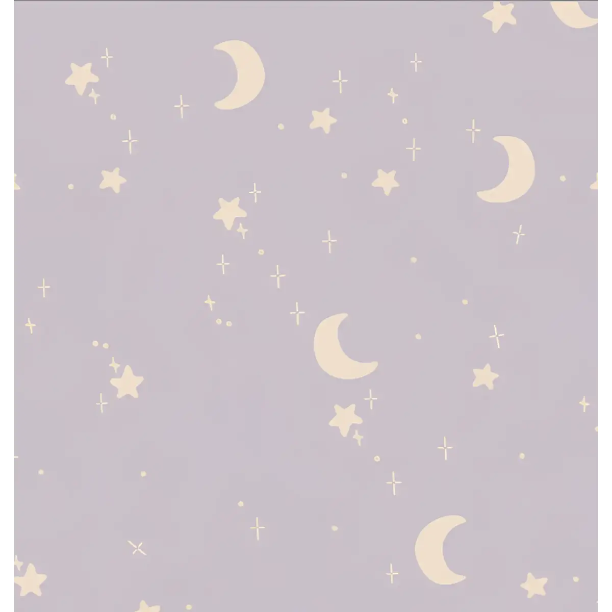 Eclipse Wallpaper - Lavender Moons - by Thread Mama - Sample 1 foot by 1 foot - Loomwell Home Goods