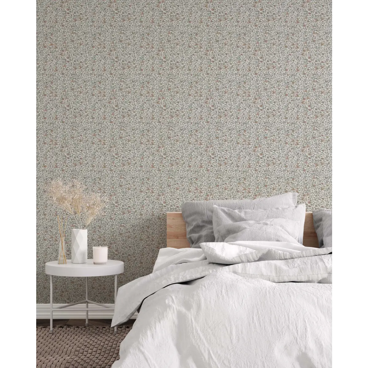 Edelweiss Wallpaper - Floral Vines - by Danelys Sidron - Loomwell Home Goods