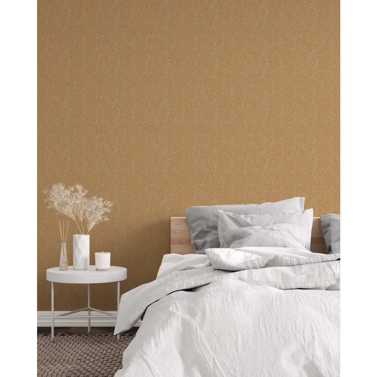 Edelweiss Wallpaper - Floral Vines - by Danelys Sidron - Loomwell Home Goods