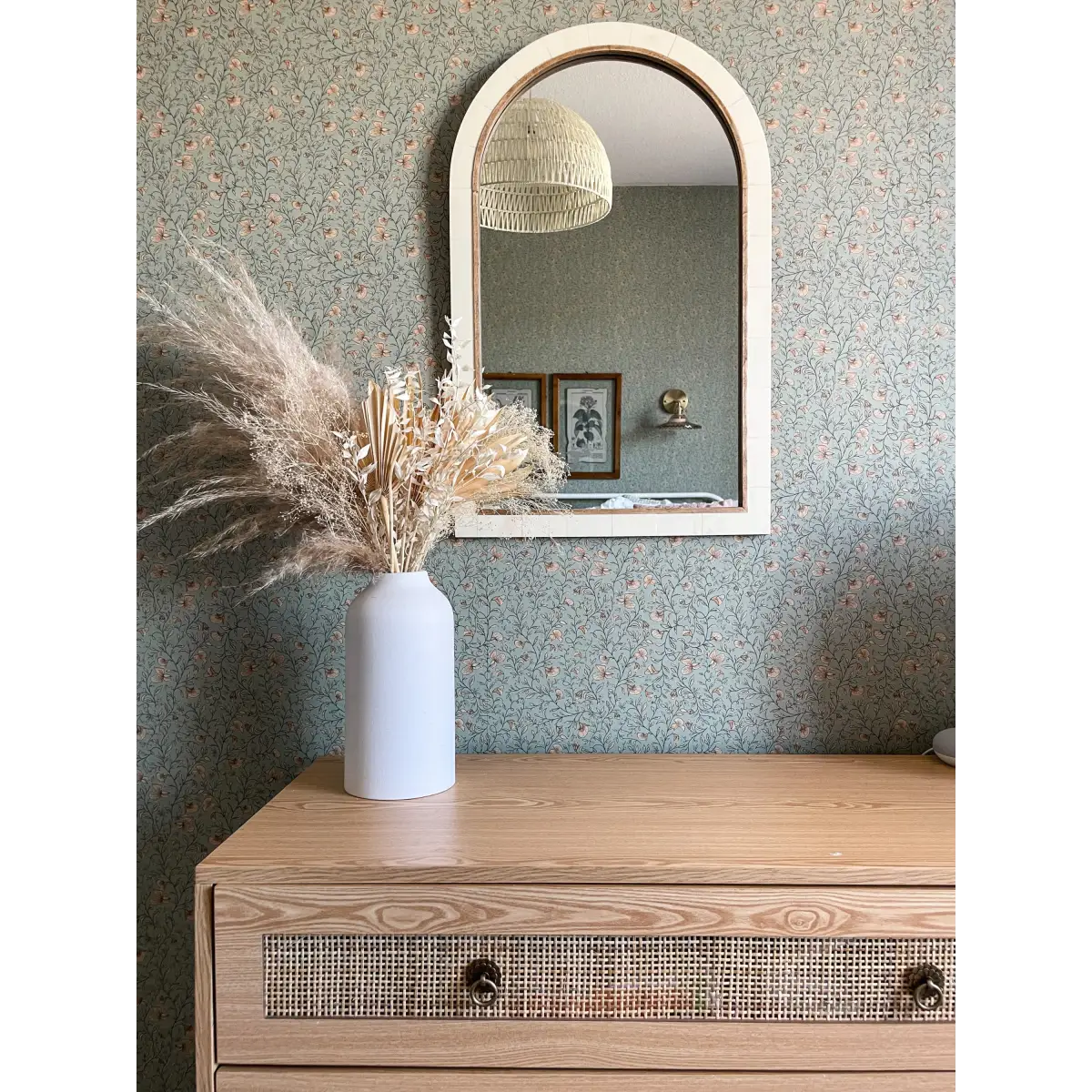 Edelweiss Wallpaper - Floral Vines - by Danelys Sidron - Loomwell Home Goods
