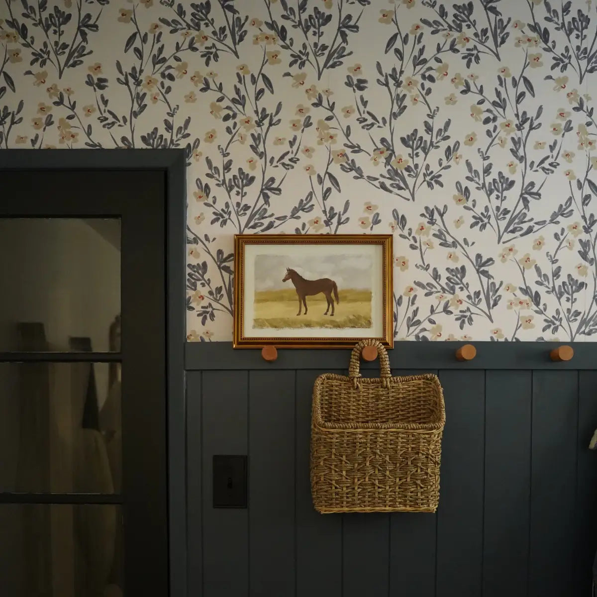 Edith Wallpaper - Whispy Flowers - by Fox and Pebble - Loomwell Home Goods