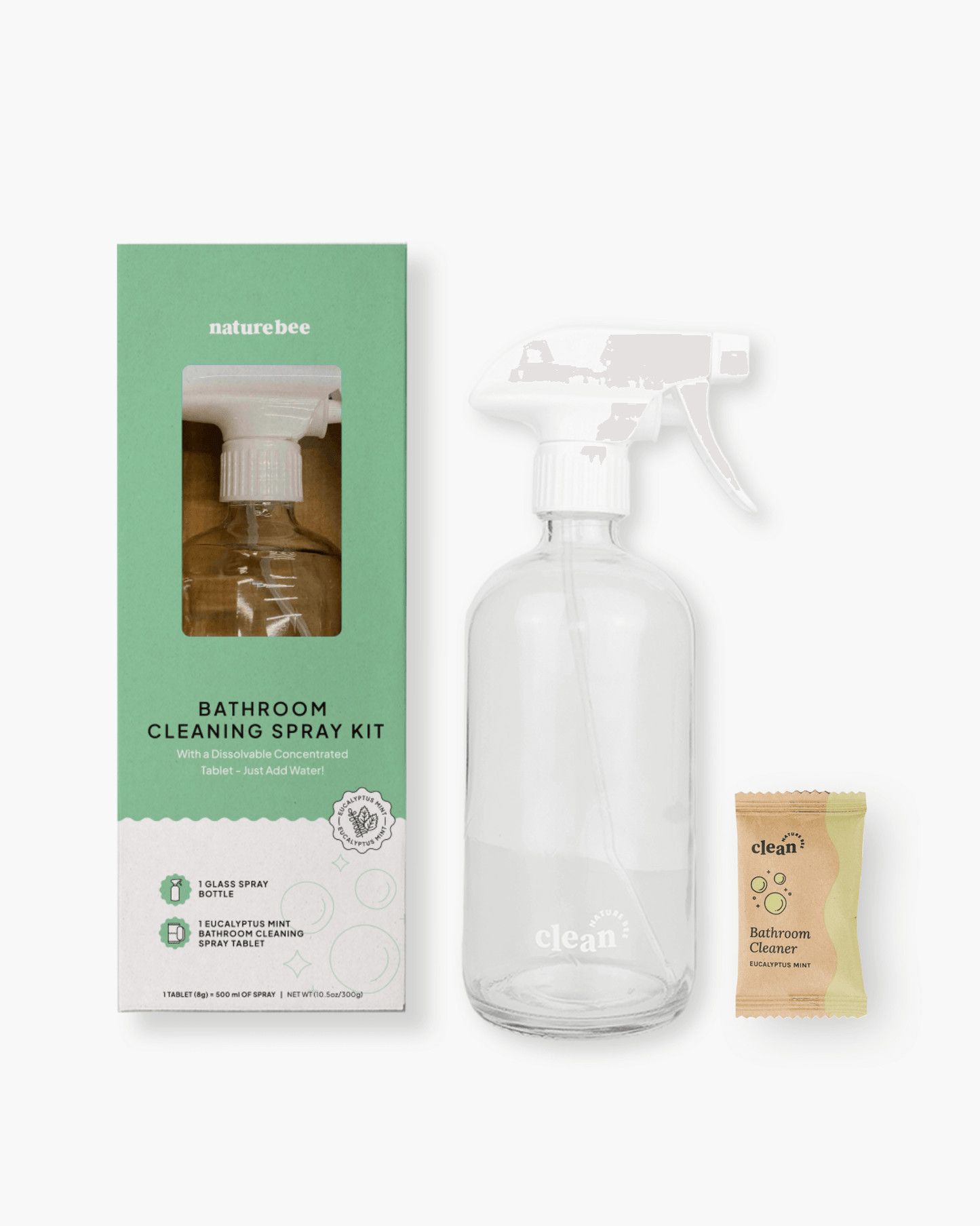 Eucalyptus Mint Concentrated Bathroom Cleaner Refill Kit