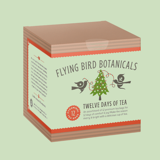 Christmas Tea Sampler Gift Box - 12 Days of Tea - Flying Bird Botanicals