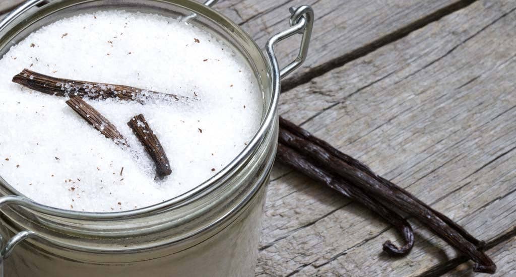 Vanilla Sugar in Jar