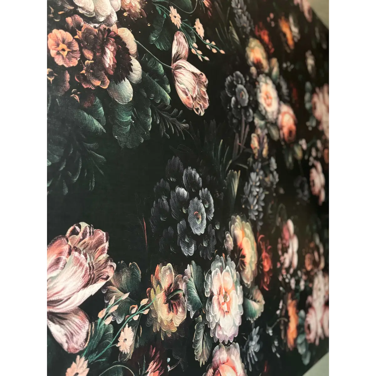 Eilish Wallpaper - Black and Floral - Loomwell Home Goods