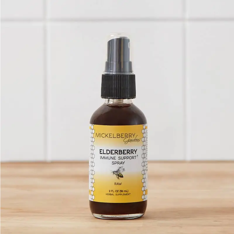 Herbal Honey Tonic Spray - Elderberry - Immune Support - Mickelberry Gardens