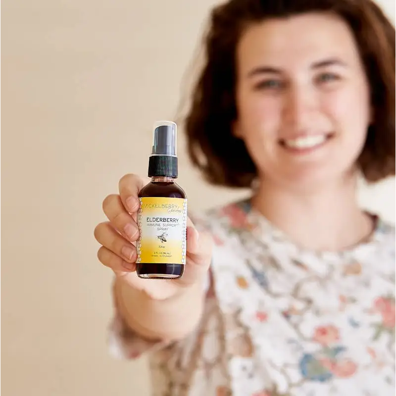 Herbal Honey Tonic Spray - Elderberry - Immune Support - Mickelberry Gardens
