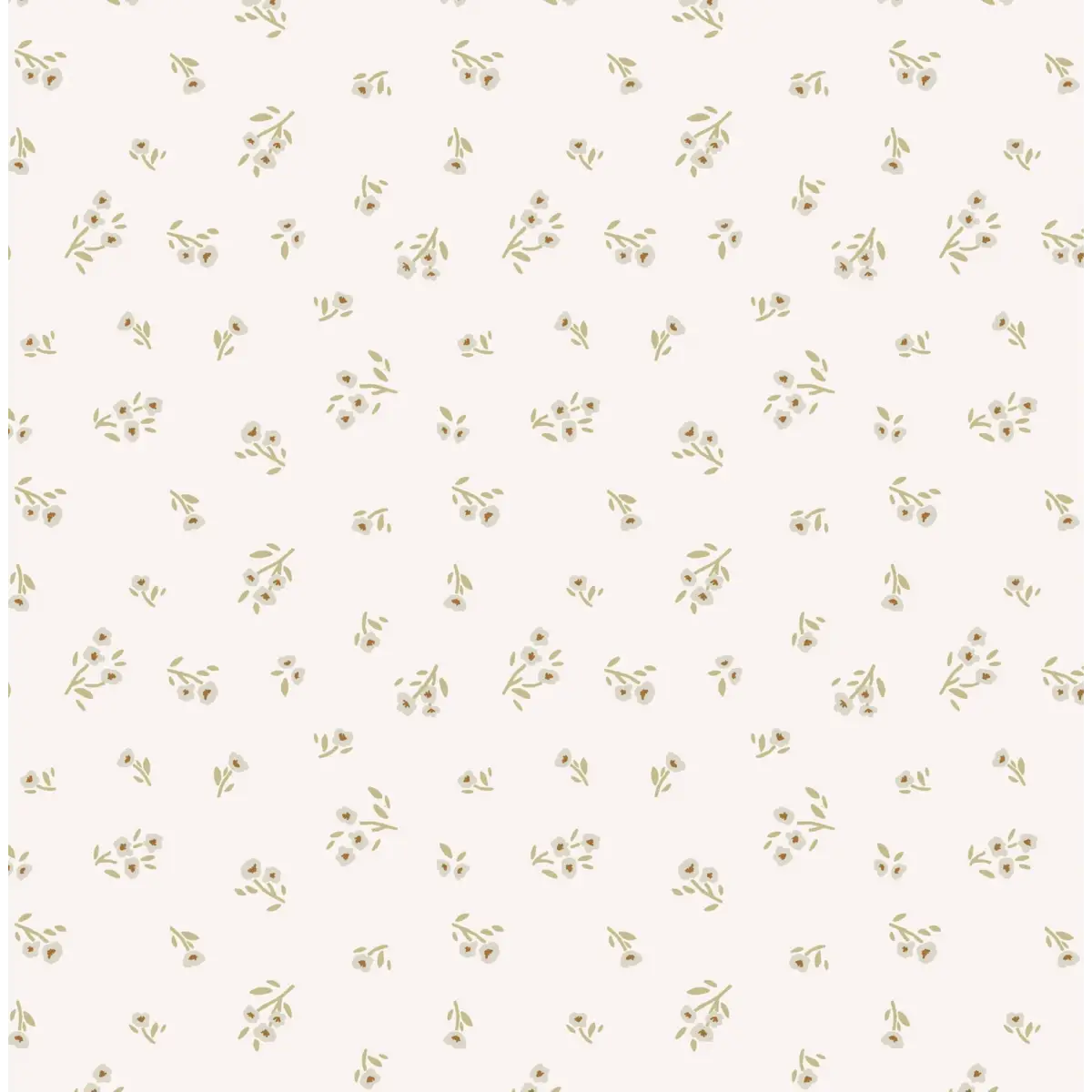 Eleanor Wallpaper by Micush - Sample 1 foot by 1 foot / White - Loomwell Home Goods