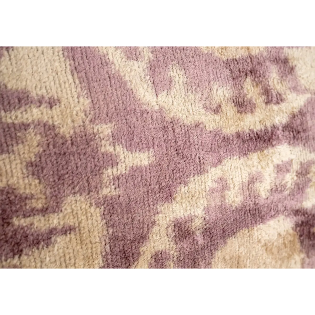 Handmade Ikat Silk Velvet Pillow with Down Insert – Elegant 16x24 - Canvello