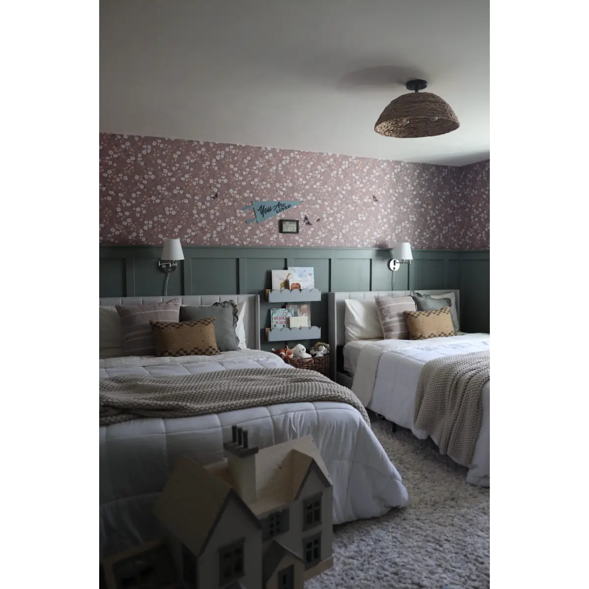 Elena Wallpaper - Field of Flowers - by Emily Cooper Art - Loomwell Home Goods