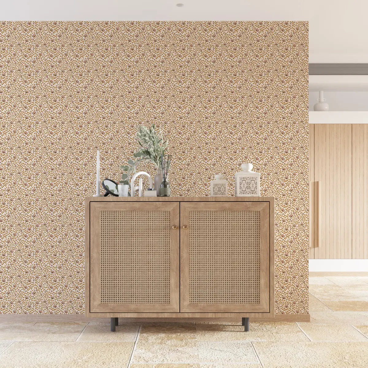 Eliana Wallpaper - Sweet Flowers - by Kourtni Gunn - Loomwell Home Goods