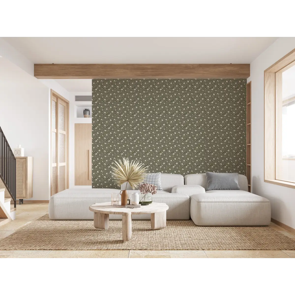 Eliana Wallpaper - Sweet Flowers - by Kourtni Gunn - Loomwell Home Goods