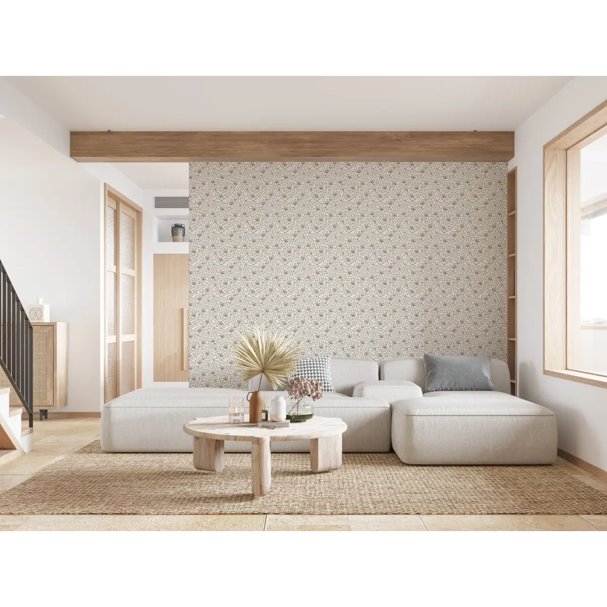 Eliana Wallpaper - Sweet Flowers - by Kourtni Gunn - Loomwell Home Goods