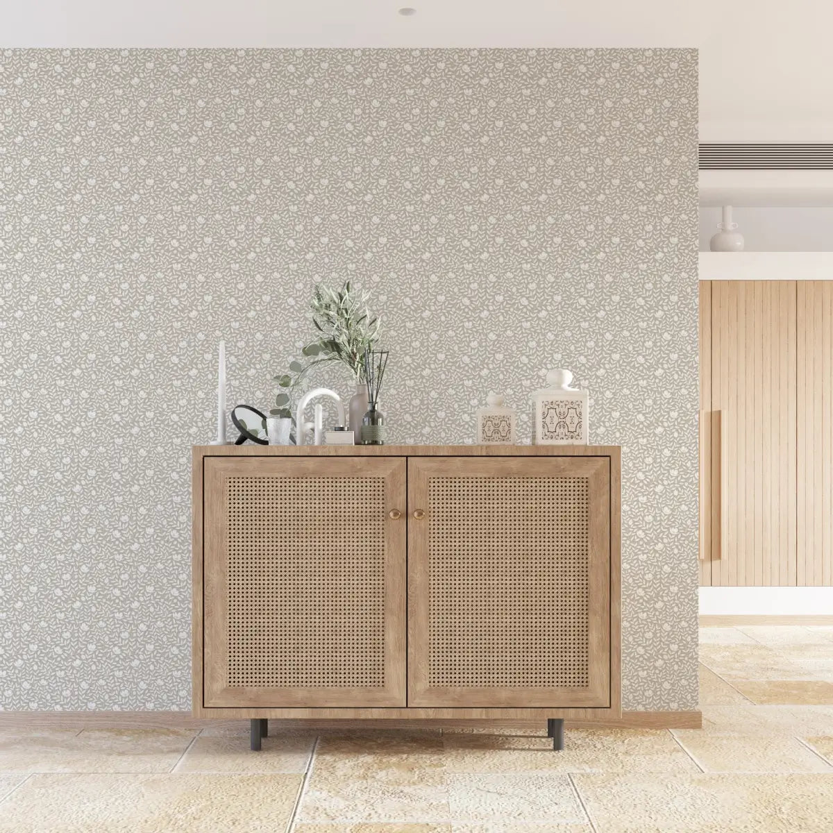 Eliana Wallpaper - Sweet Flowers - by Kourtni Gunn - Loomwell Home Goods