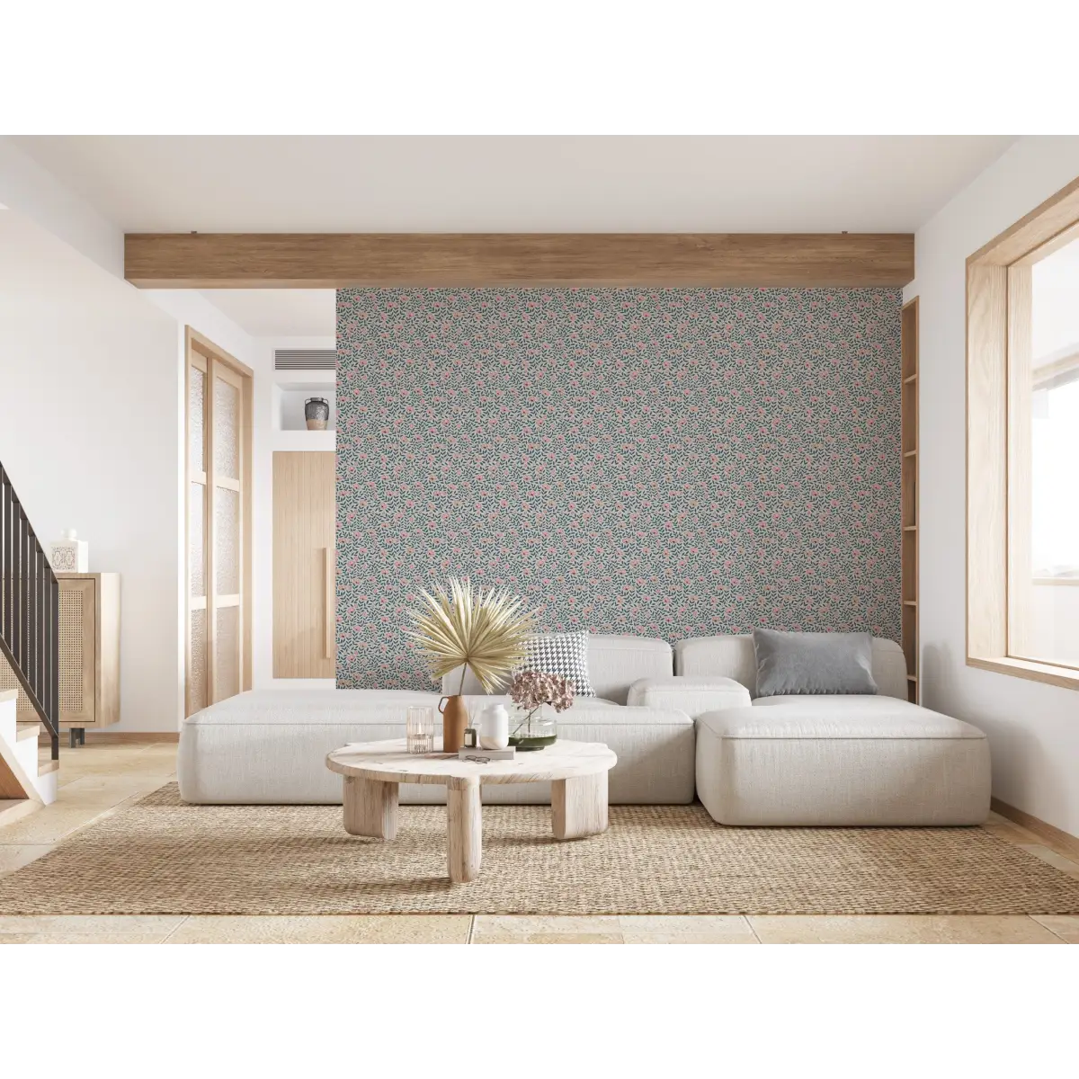 Eliana Wallpaper - Sweet Flowers - by Kourtni Gunn - Loomwell Home Goods