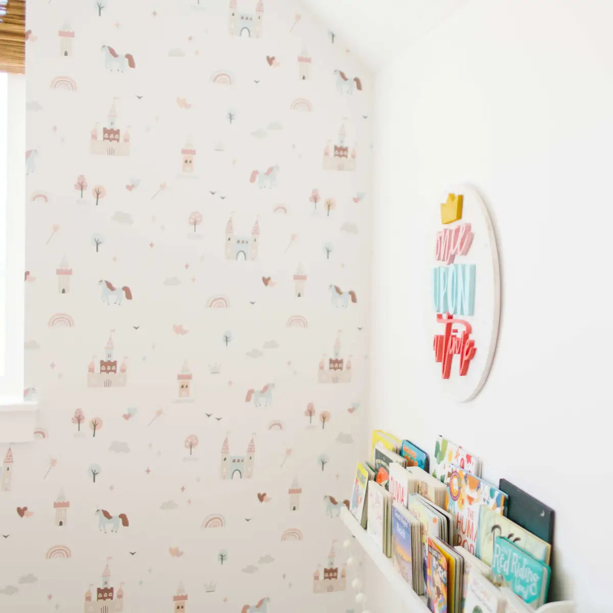 Ella Wallpaper - Princess Castles and Unicorns for Kids - Loomwell Home Goods