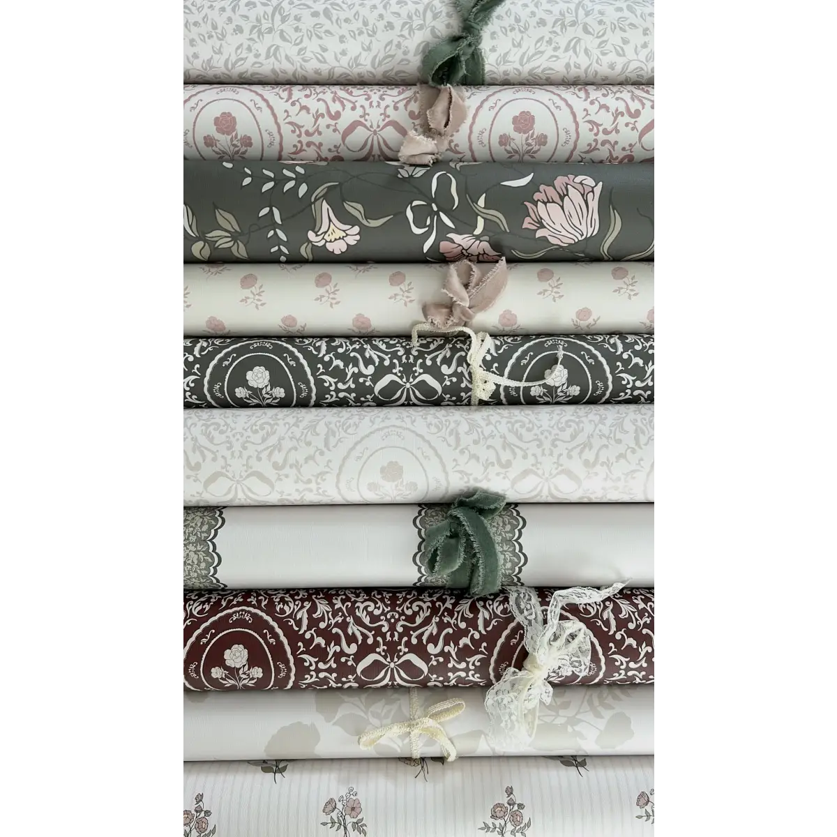 Elle Wallpaper - Flower Dots - by Ali Anni - Loomwell Home Goods