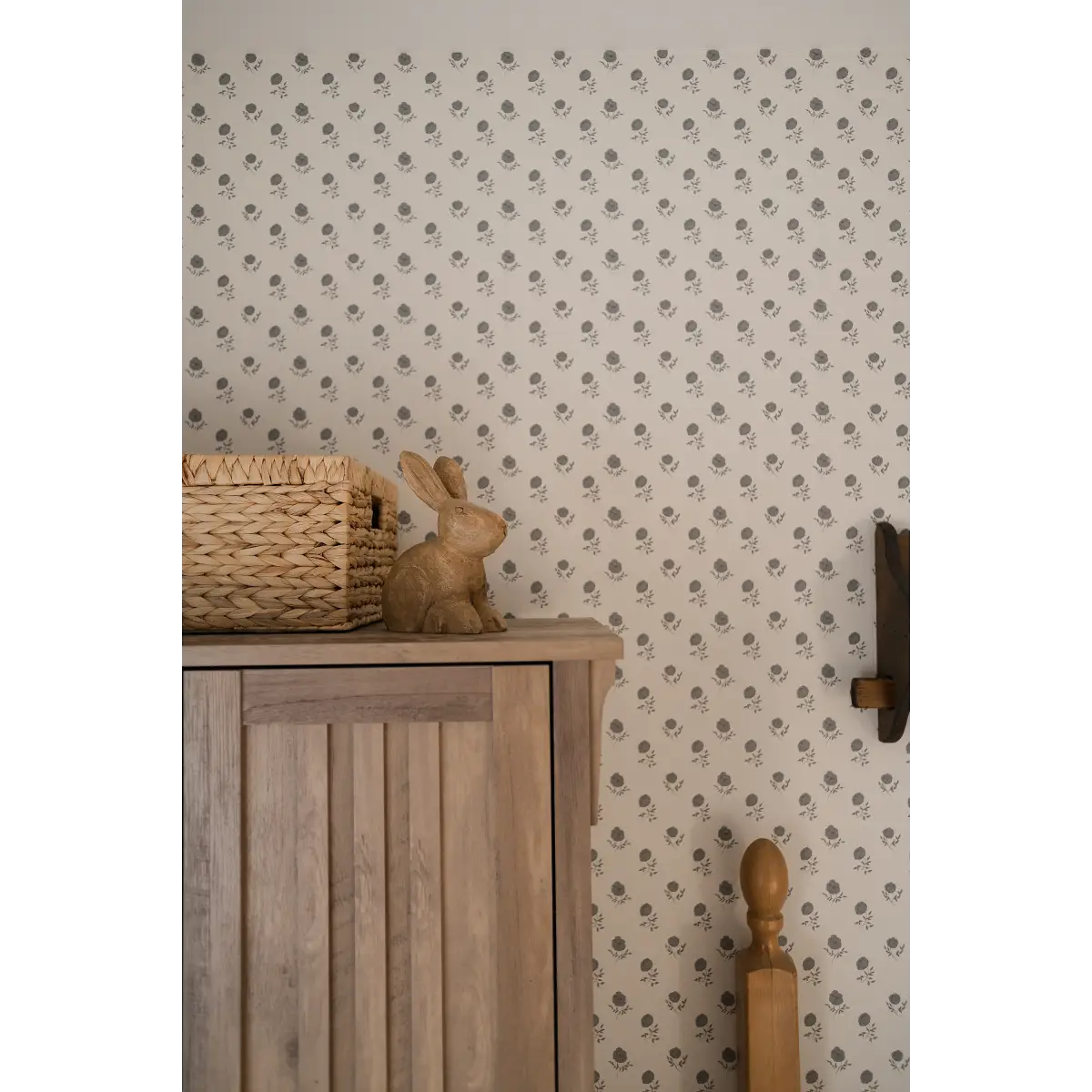 Elle Wallpaper - Flower Dots - by Ali Anni - Loomwell Home Goods