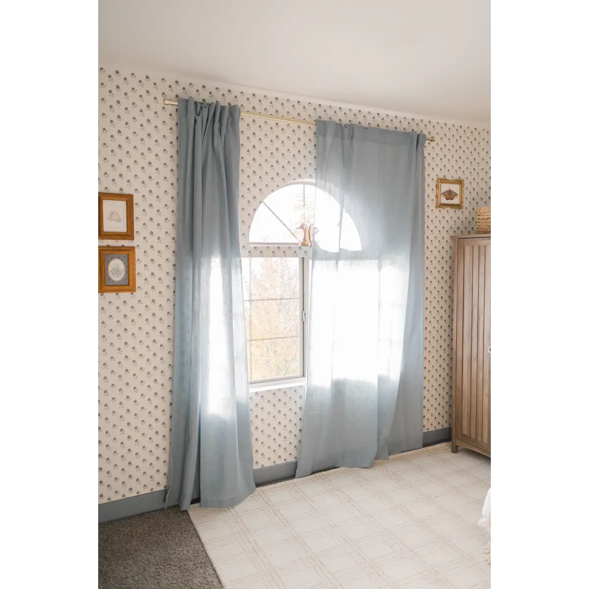 Elle Wallpaper - Flower Dots - by Ali Anni - Loomwell Home Goods
