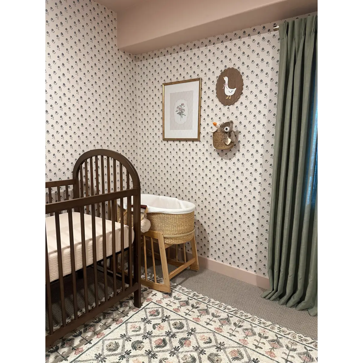 Elle Wallpaper - Flower Dots - by Ali Anni - Loomwell Home Goods